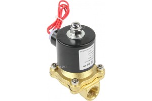 Клапан электромагнитный DN.ru VS100-ET-NC-220VAC 1/2" Ду015 Ру10, корпус - лат, муфт. EPDM.