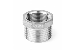 Футорка нержавеющая, AISI304 DN15 x DN 8 (1/2" x 1/4"), (CF8), PN16