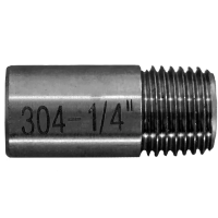 Ниппель приварной нержавеющий, AISI304 DN 8 , (CF8), PN16