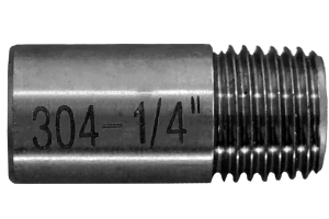 Ниппель приварной нержавеющий, AISI304 DN65 (2_1/4"), (CF8), PN16