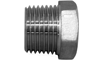 Заглушка Н/Р 6-ти гранная нержавеющая, AISI304 DN65 (2_1/2"), (CF8), PN16