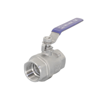 Кран шаровый муфтовый двусоставной нержавеющий , AISI304 DN032 (11/4"), (CF8), PN64, NK-BML32/4