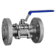 Кран шаровый фланцевый трехсоставной нержавеющий (3PC), AISI304  (CF8), PN16